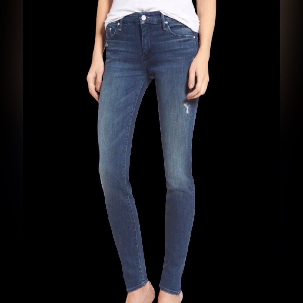 EUC...MOTHER Denim Jeans The Looker in Medium Blue Wash SZ 29/32